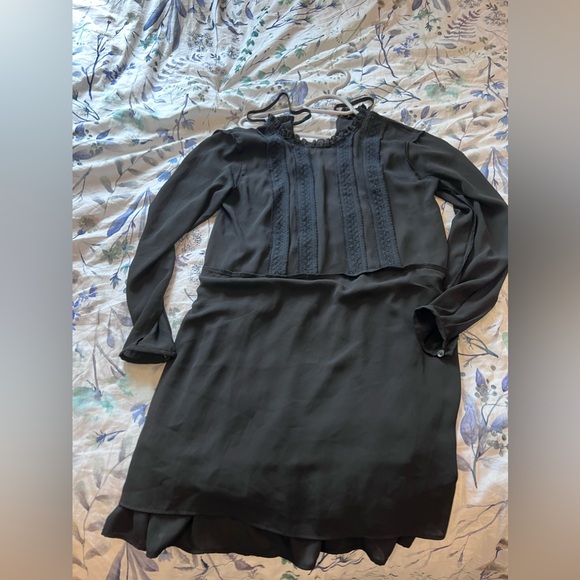 Black aritzia long sleeve dress size small - Picture 3 of 5